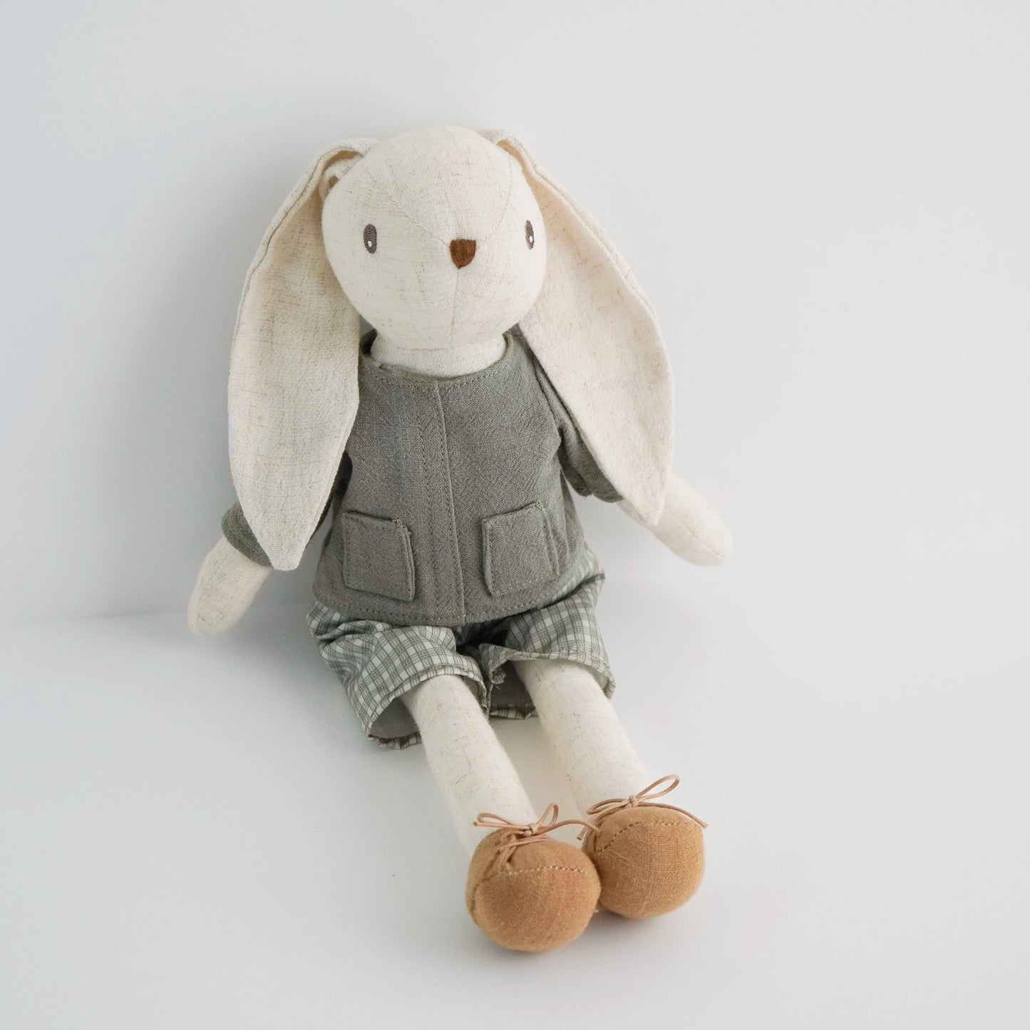 1PCS Children's Room Decor Rabbit Dolls with Overalls And Skirts Photography Props Baby Soothing Gifts Festival Greetings Gifts
