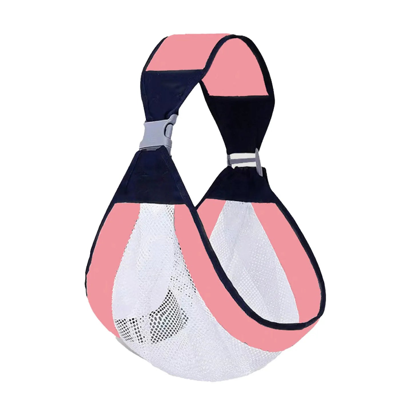 Porte-bébé sling ajustable – Léger, respirant, 4 positions de portage