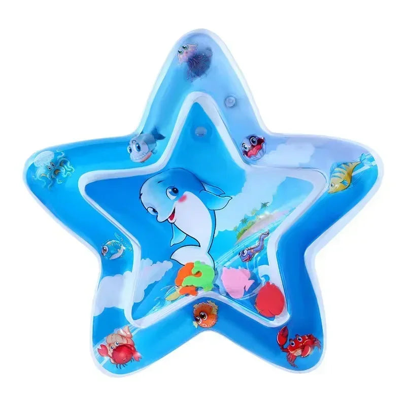 Tapis d’Eau Gonflable Bébé – Tapis d’Éveil Sensoriel Tummy Time | 9 Modèles
