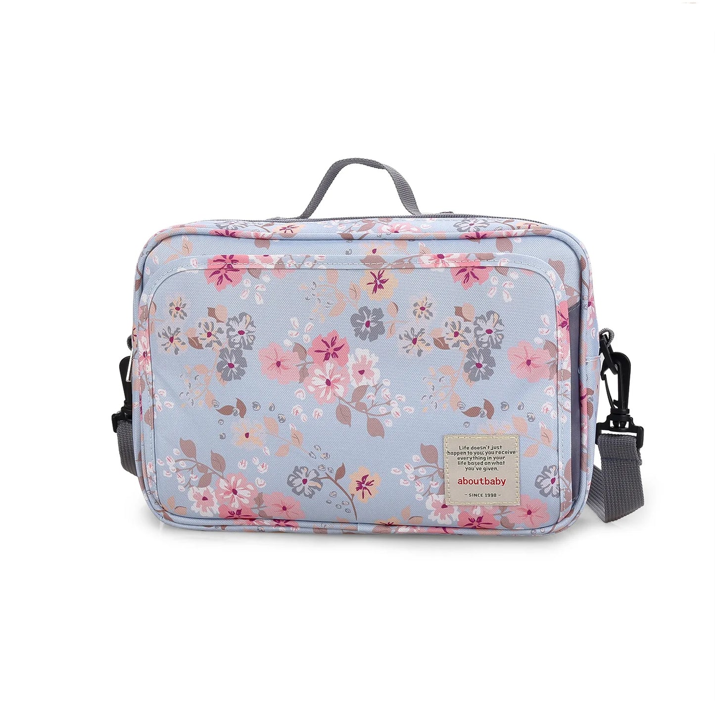 Sac Organisateur Imperméable pour Poussette Bébé – Léger, Multifonction, Grand Rangement avec Crochets et Sangle