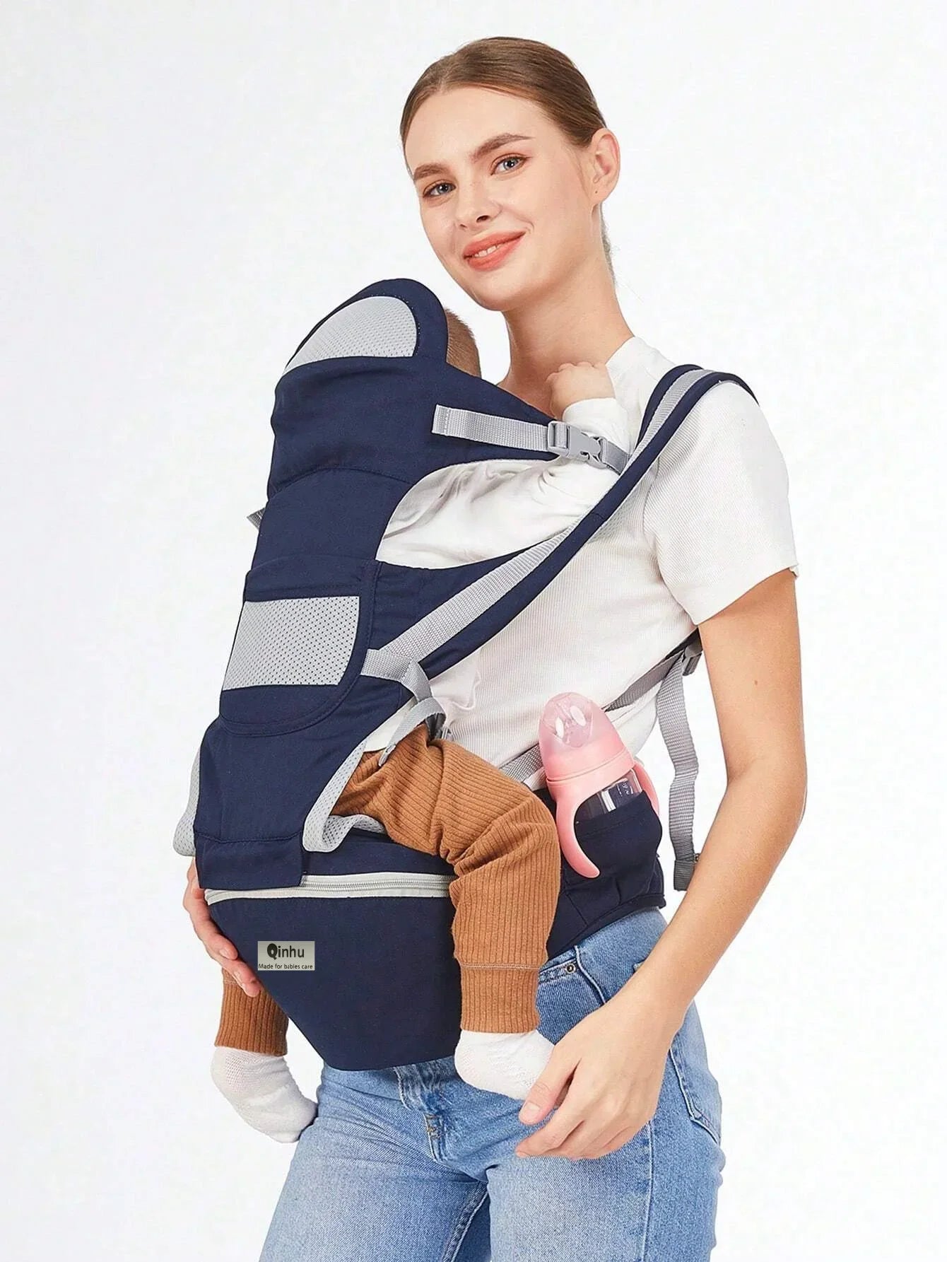Porte-bébé ergonomique avec siège – Multifonction, voyage et quotidien