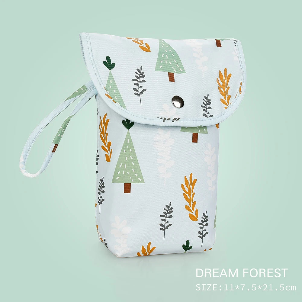 Sac à couches étanche bébé – Pochette imperméable réutilisable pour vêtements et couches – Rangement pratique pour maman