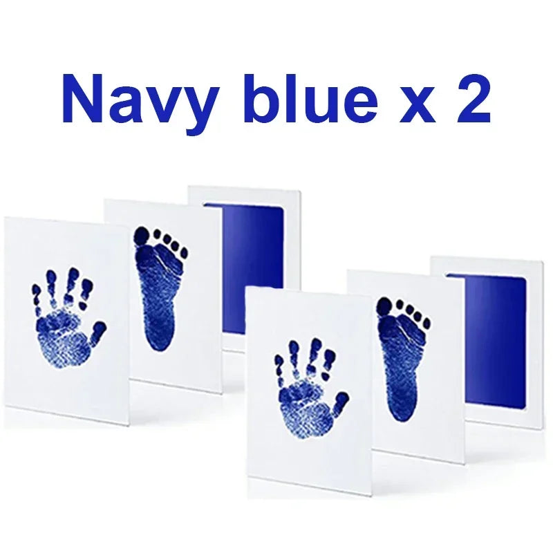 Lot 2 Tampons Empreintes Bébé & Animaux – Multicolore Sans Contact | Cadeau Naissance
