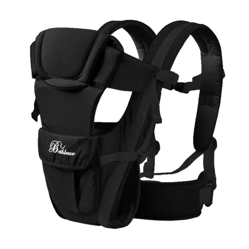 Porte-bébé ergonomique Beth Bear – 6 positions de portage, 0 à 3 ans