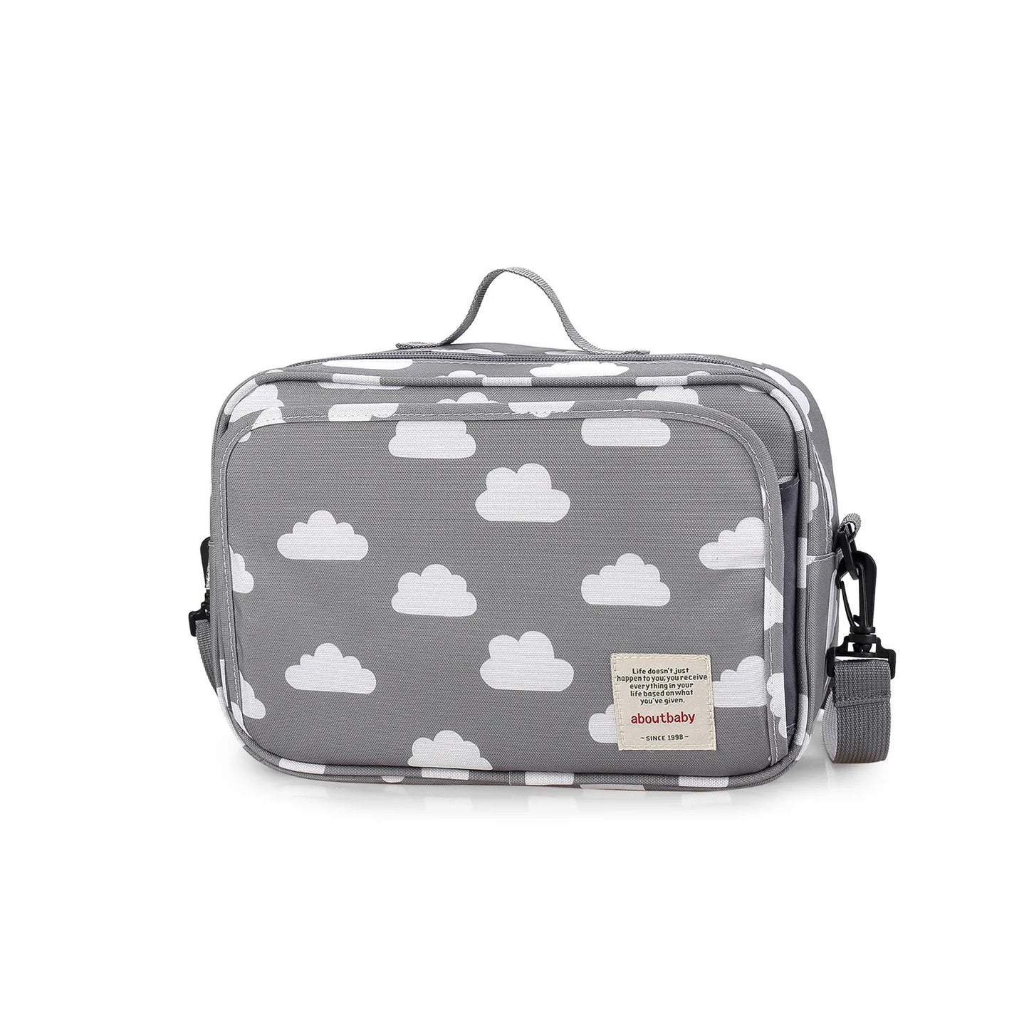 Sac Organisateur Imperméable pour Poussette Bébé – Léger, Multifonction, Grand Rangement avec Crochets et Sangle