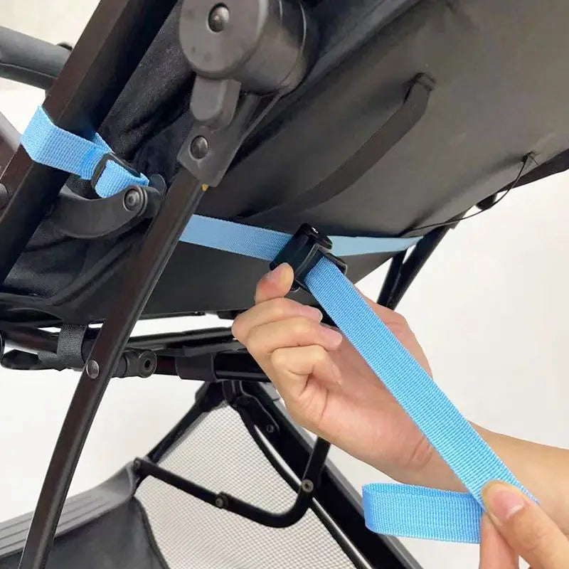 Cordon de réglage pour dossier de poussette – Sangle nylon avec boucle antidérapante