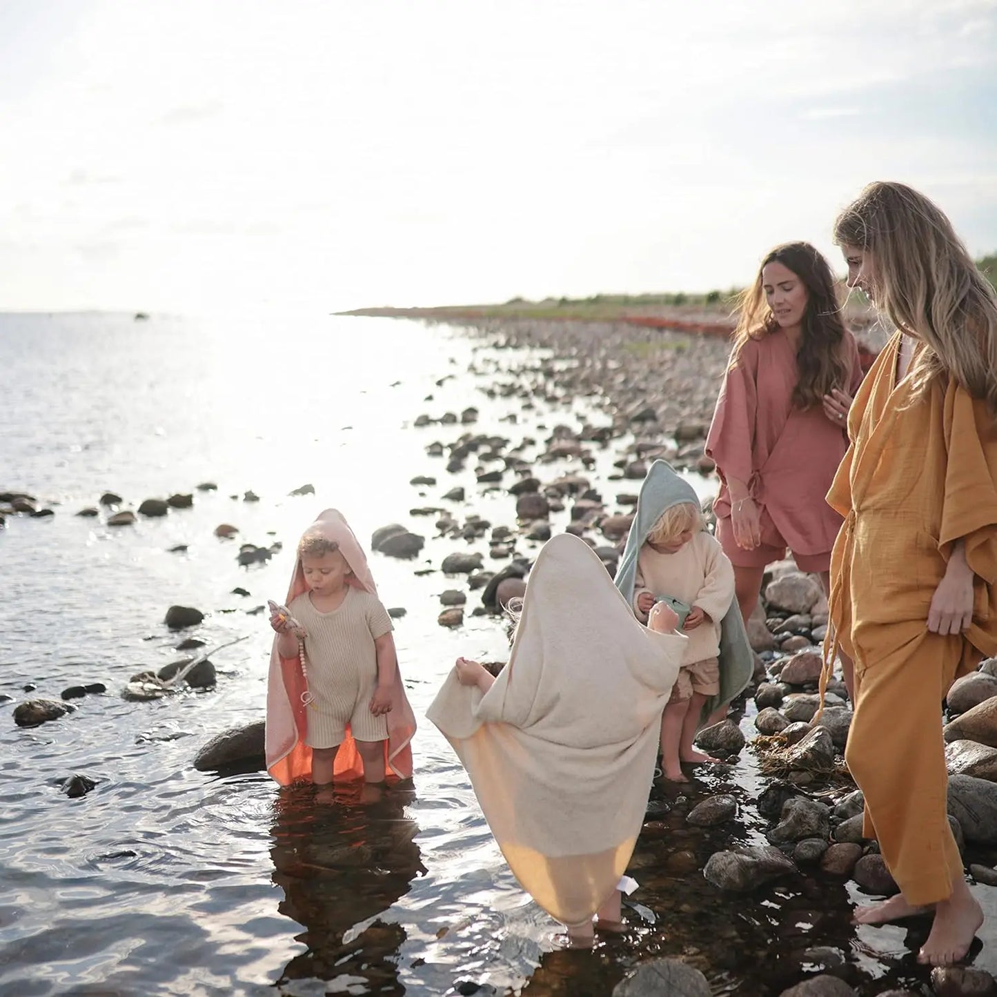 Cape de Bain Bébé à Capuche - Serviette Douce en Polyester avec Motifs Animaux (0-1 an)