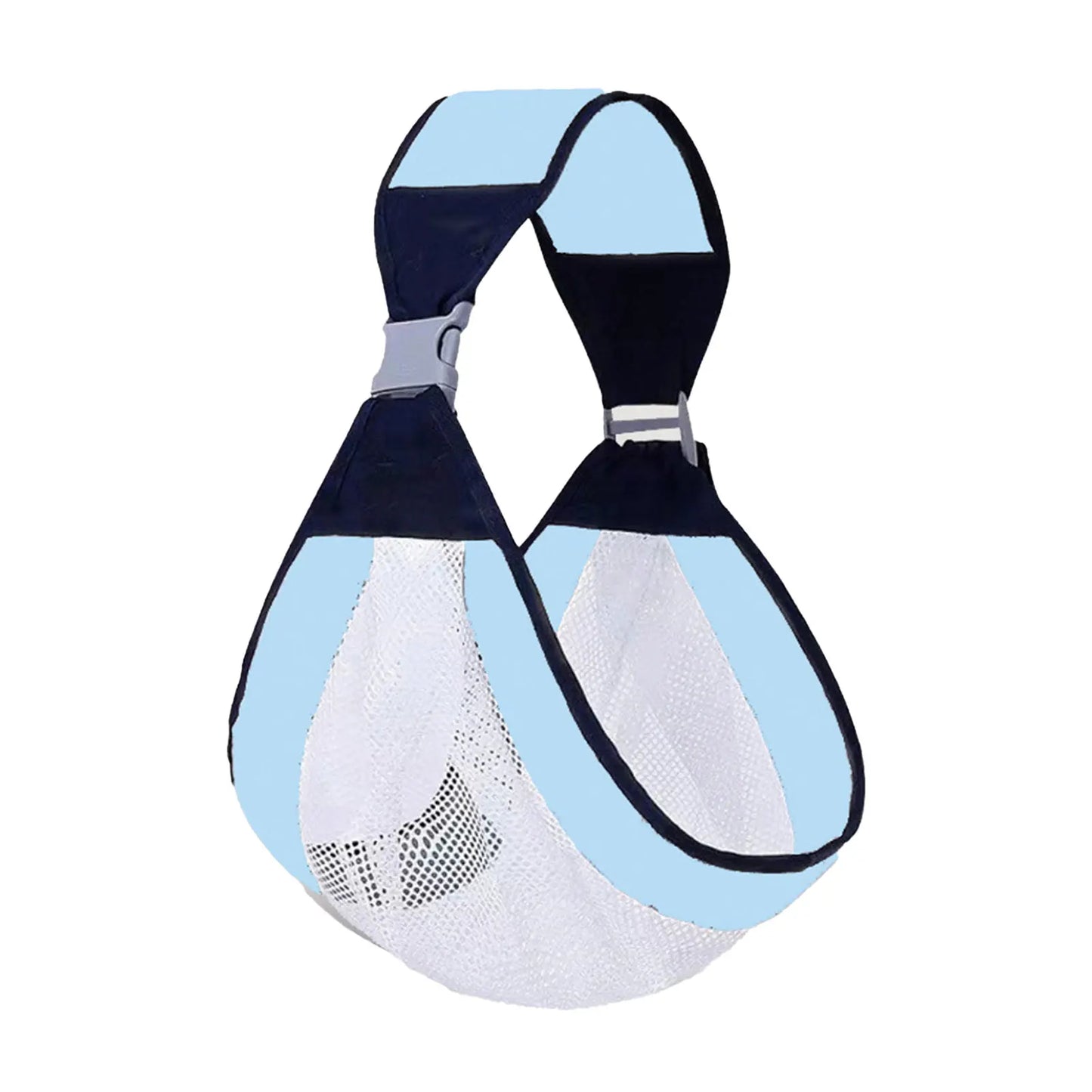 Porte-bébé sling ajustable – Léger, respirant, 4 positions de portage