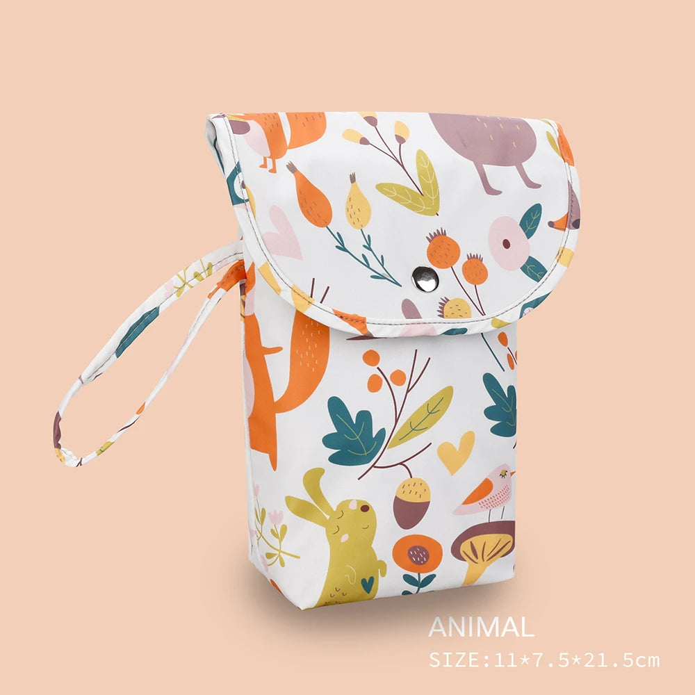 Sac à couches étanche bébé – Pochette imperméable réutilisable pour vêtements et couches – Rangement pratique pour maman