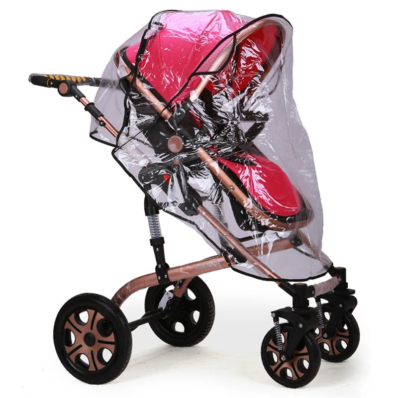 Habillage pluie poussette universel — Housse Transparente Respirante Vent & Soleil | Toutes Marques