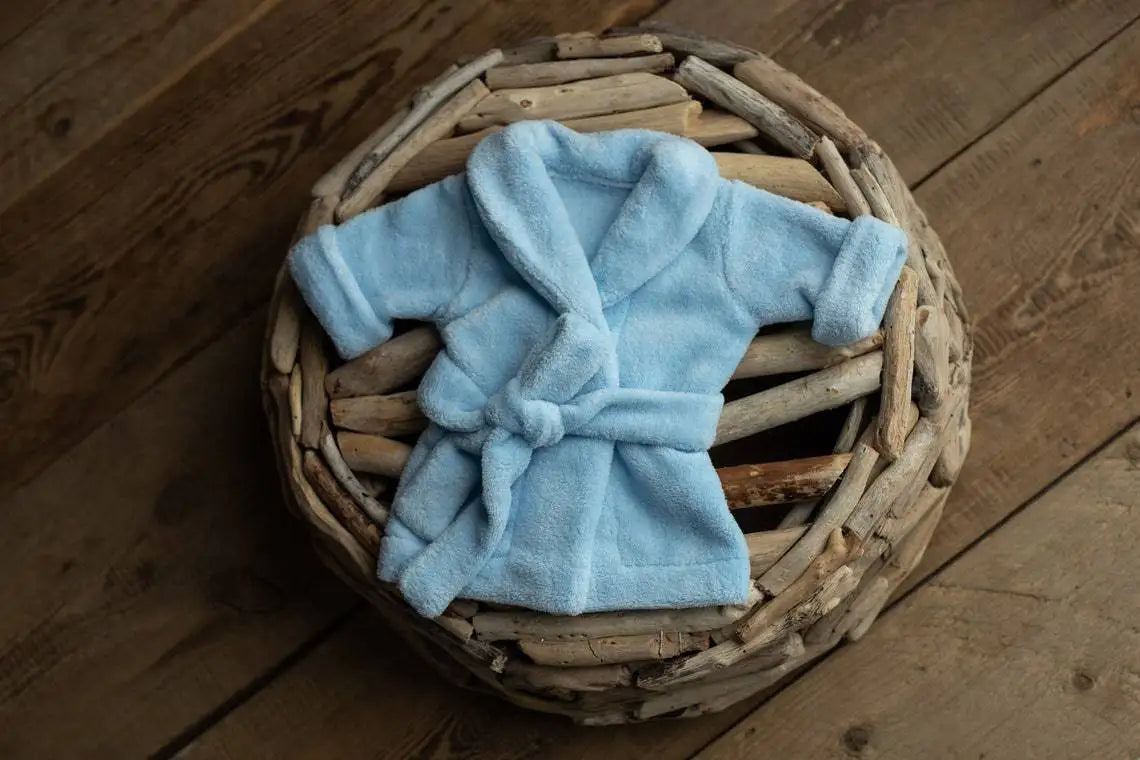 Baby girl dressing gown set — Newborn Photo Shoot Outfit | Newborn Photography Prop