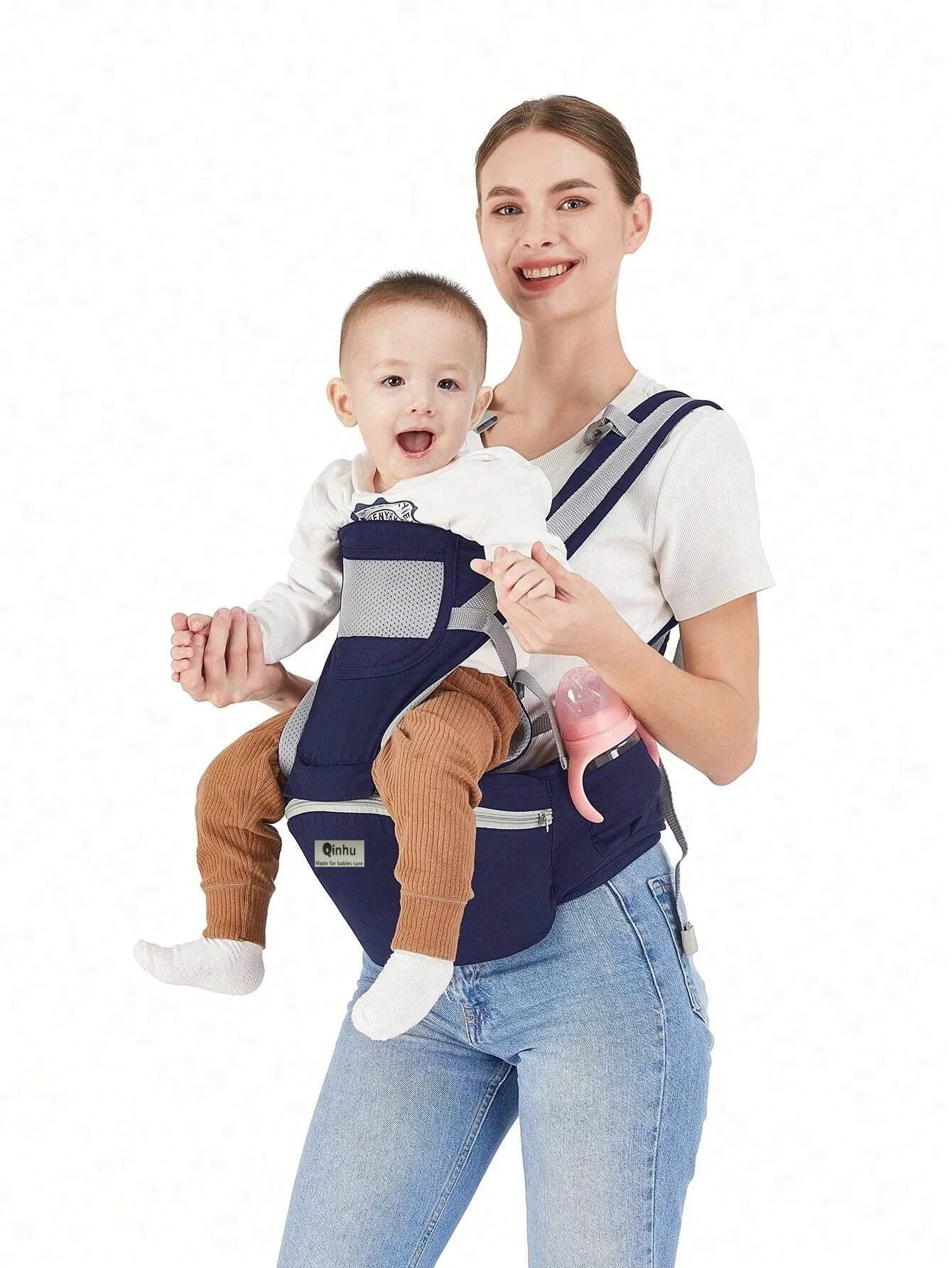 Porte-bébé ergonomique avec siège – Multifonction, voyage et quotidien