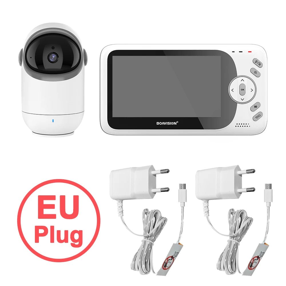 4.3-inch Pan and Tilt Video Baby Monitor – Night Vision, Two-Way Audio, 2.4G Wireless | VB801