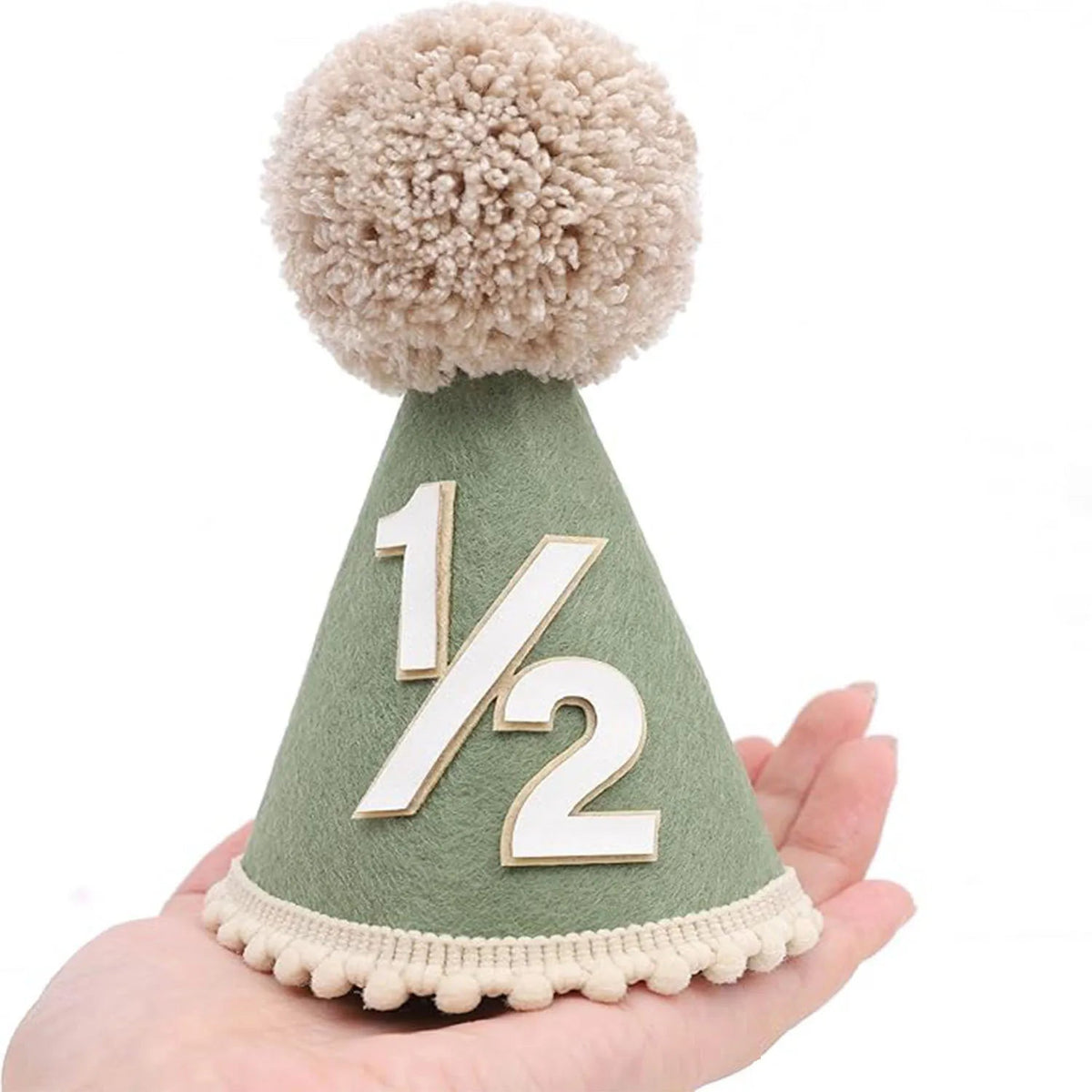Chapeau Demi-Anniversaire 6 Mois Bébé – Couronne 1/2 Birthday Photo Props Garçon & Fille