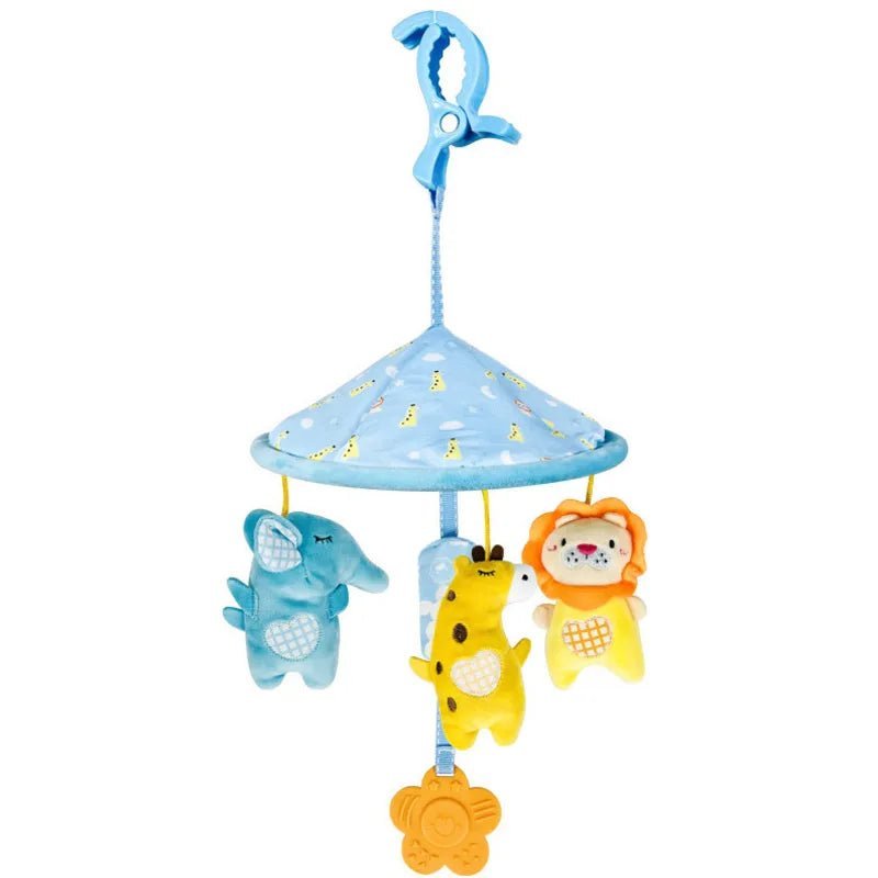 Mobile Bébé à Suspendre – Jouet Éveil Animaux en Peluche pour Poussette & Lit (0-36 mois)