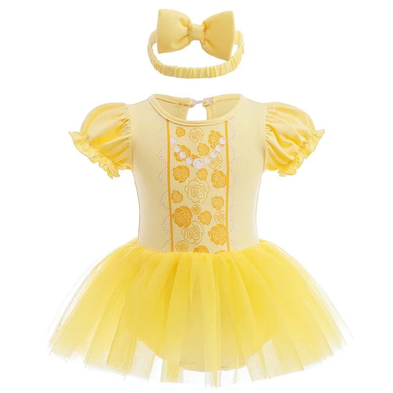 Baby Girls' Princess Tutu Dress with Headband – Birthday, Christening & Ceremony Outfit 3-18 Months