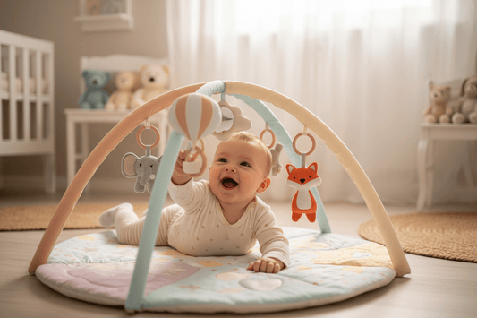 Éveil Bébé 0-6 Mois – Tapis, Jouets Sensoriels & Stimulation : Guide Complet 2026