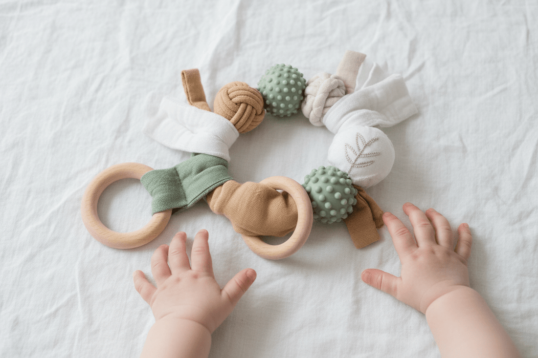 Jouet Montessori 3 6 Mois – Stimulation Sensorielle et Motricité Bébé