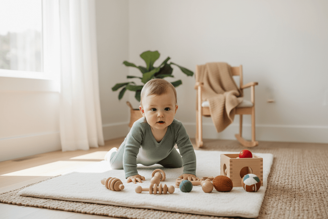 Jouet Montessori 6 12 Mois – Éveil, Ramper et Premiers Gestes Bébé