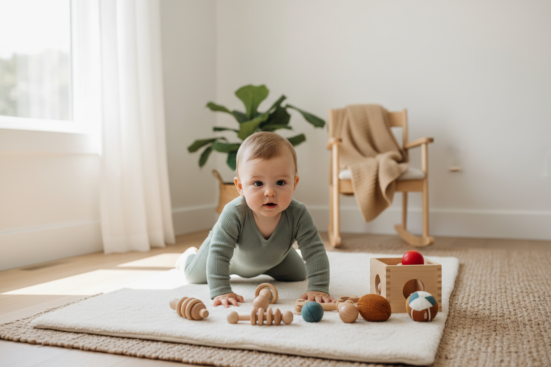 Jouet Montessori 6 12 Mois – Éveil, Ramper et Premiers Gestes Bébé