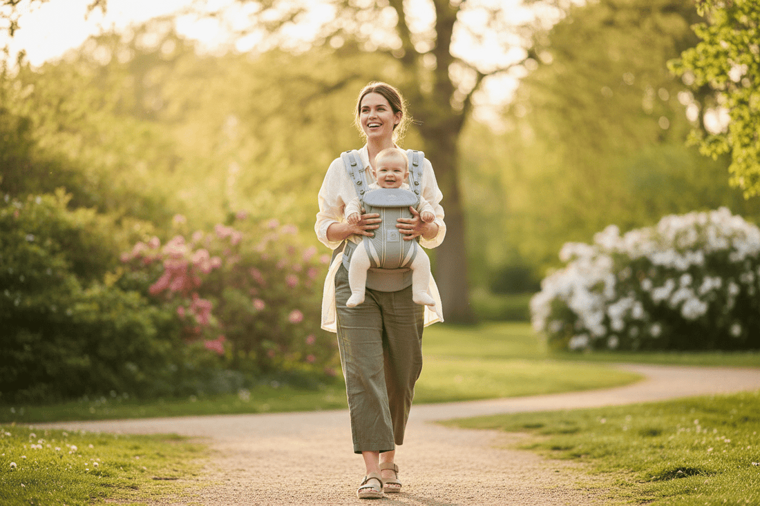 Porte-bébé ergonomique : tout ce que vous devez savoir pour porter bébé sans douleur