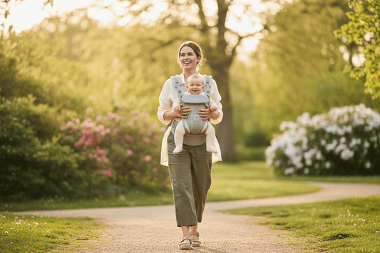 Porte-bébé ergonomique : tout ce que vous devez savoir pour porter bébé sans douleur