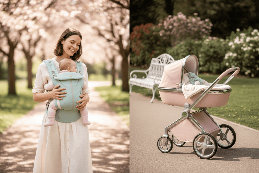 Porte-bébé ou poussette : que choisir ? Guide complet 2026
