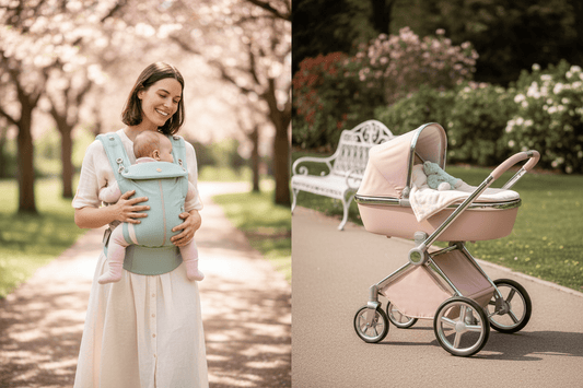 Porte-bébé ou poussette : que choisir ? Guide complet 2026