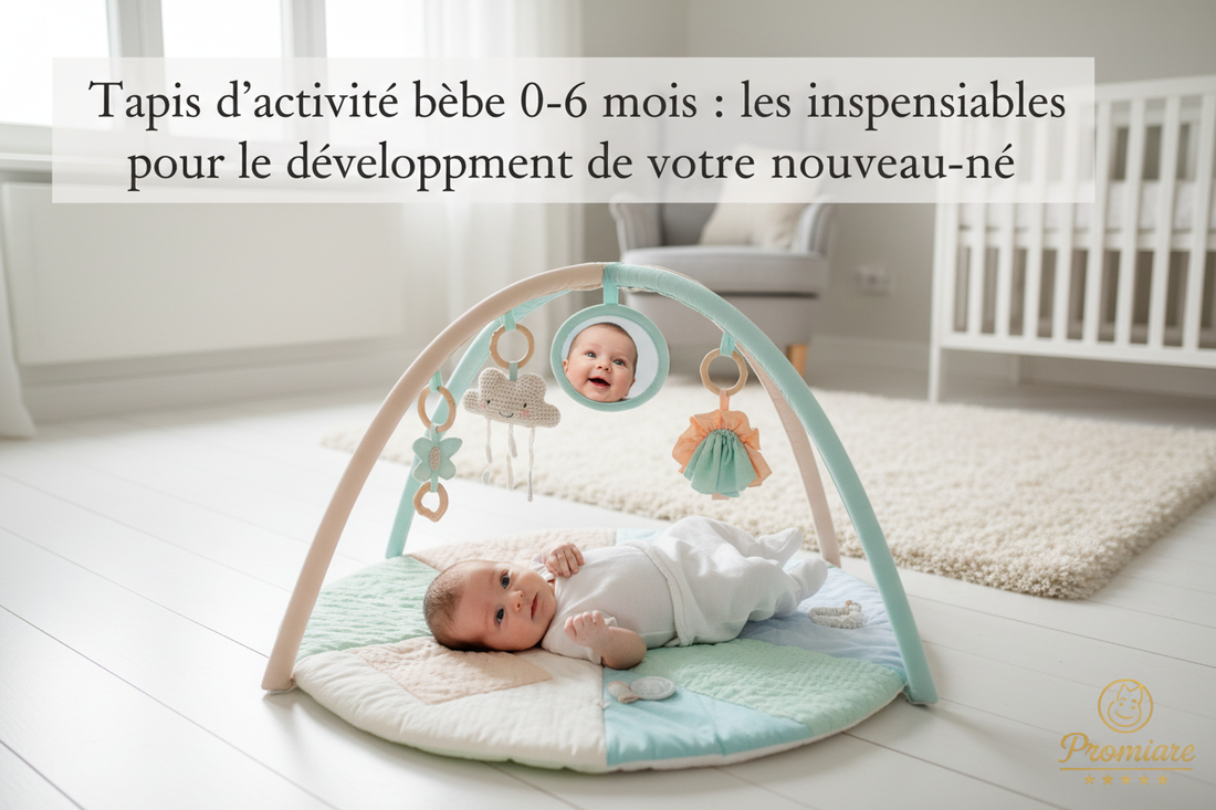 Tapis d'activité bébé 0-6 mois : les indispensables pour le développement de votre nouveau-né