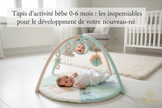 Tapis d'activité bébé 0-6 mois : les indispensables pour le développement de votre nouveau-né
