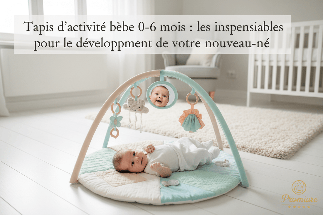 Tapis d'activité bébé 0-6 mois : les indispensables pour le développement de votre nouveau-né