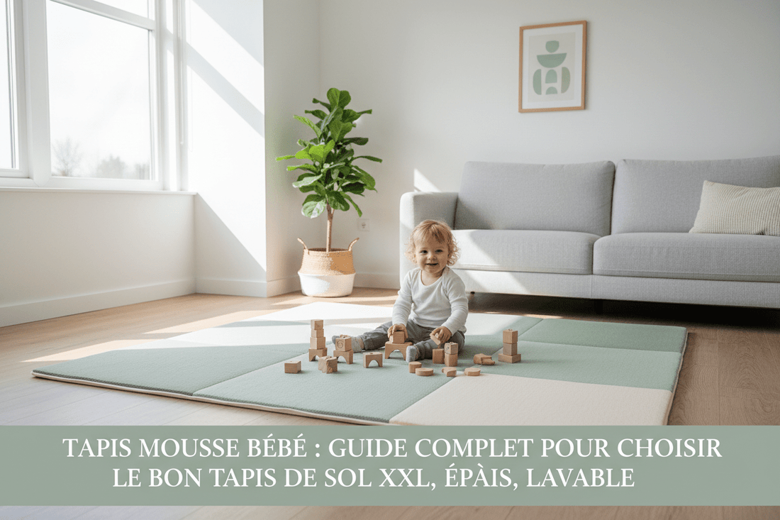 Tapis mousse bébé : guide complet pour choisir le bon tapis de sol (XXL, épais, lavable)
