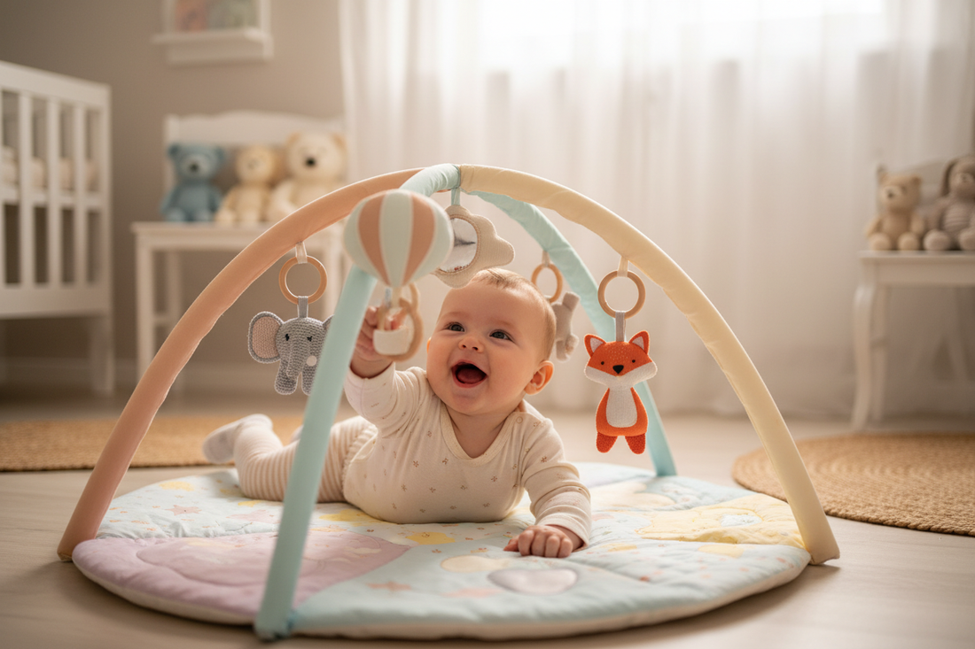 Éveil Bébé 0-6 Mois – Tapis, Jouets Sensoriels & Stimulation : Guide Complet 2026
