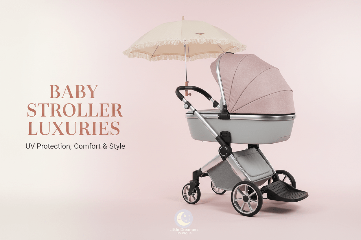 Accessoires Poussette Bébé – Pare-soleil, Parapluie & Plus