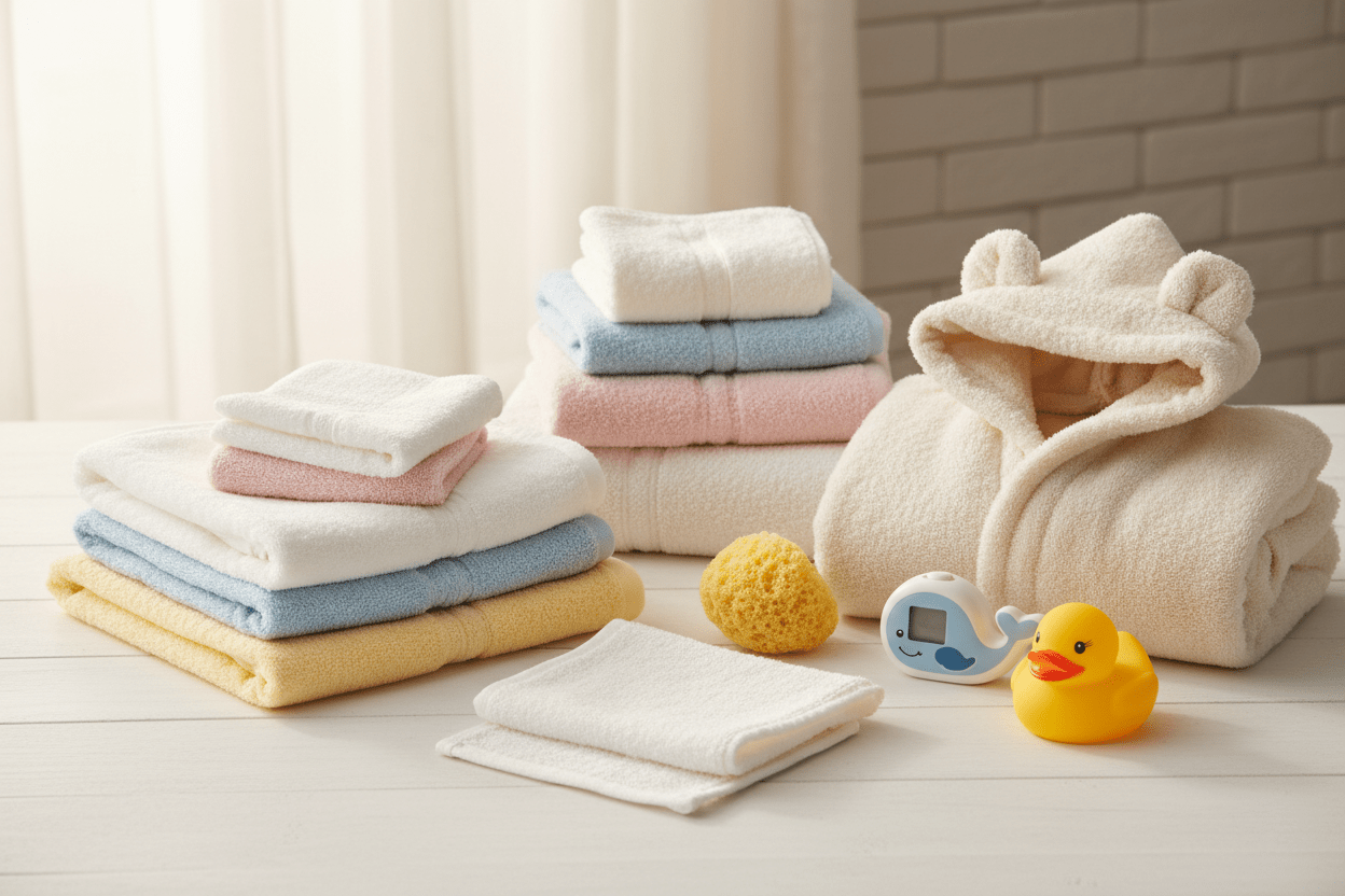 Bain Bébé – Serviettes, Peignoirs & Accessoires de Bain