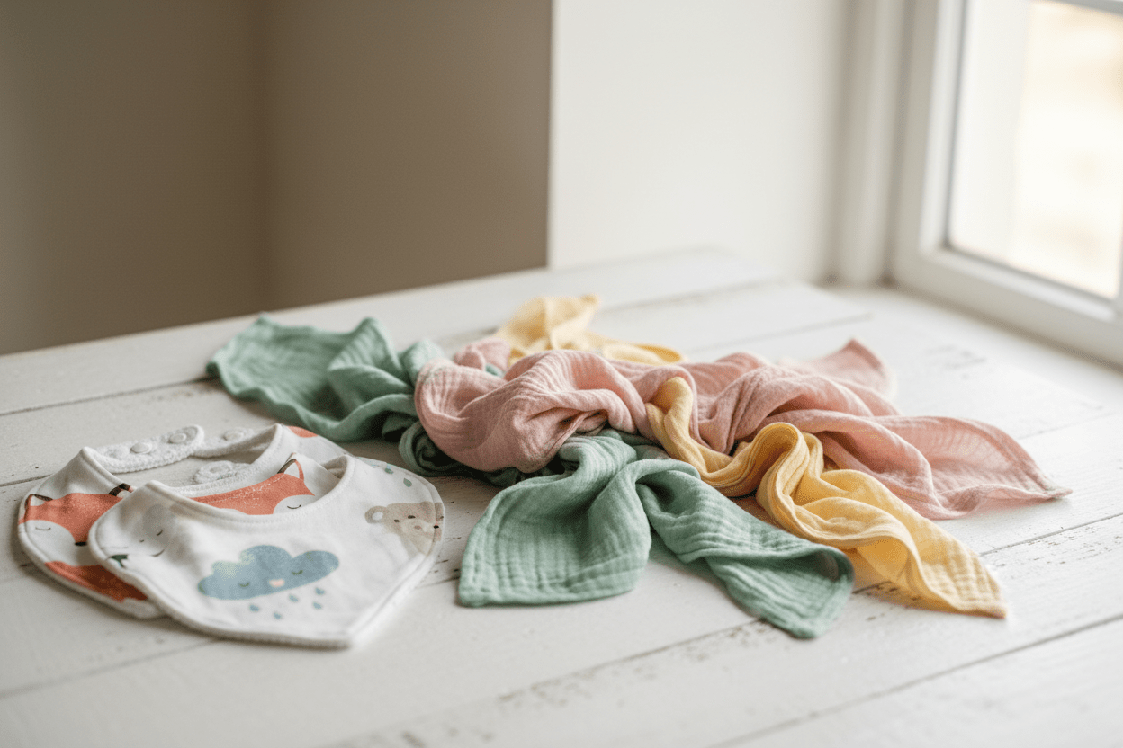 Bavoirs & Langes Bébé – Bambou, Coton Bio & Accessoires Naissance