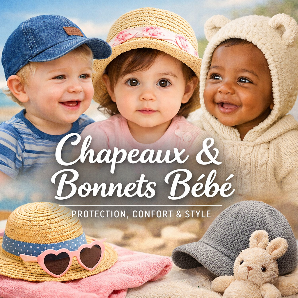 Chapeaux & Bonnets Bébé – Protection, Confort et Style