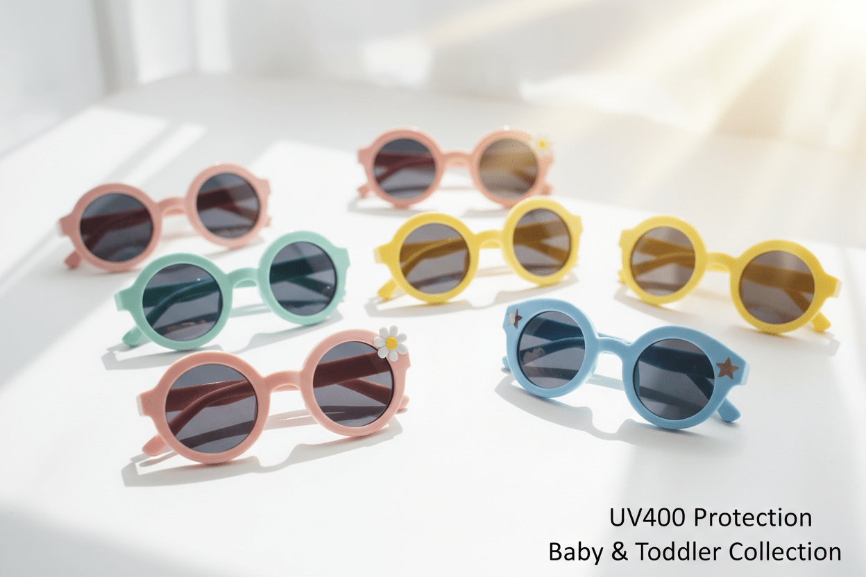 Lunettes de Soleil Bébé & Enfant – Protection UV400 Style Rétro