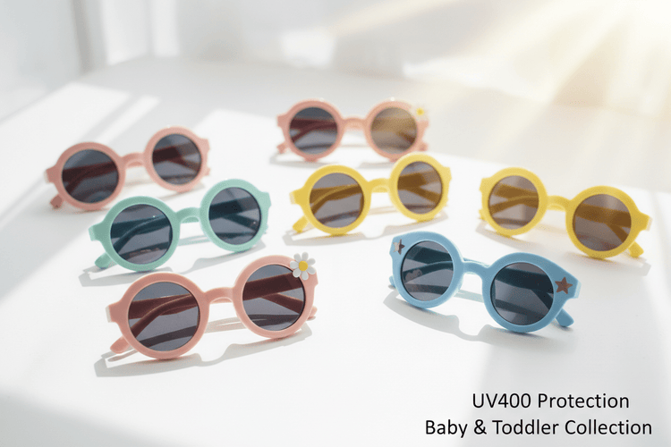 Lunettes de Soleil Bébé & Enfant – Protection UV400 Style Rétro