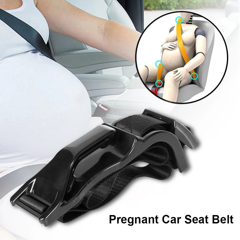 Adaptateur Ceinture Voiture Grossesse 5 Couleurs – Sécurité & Confort Ventre Femme Enceinte | Noir Rose Violet
