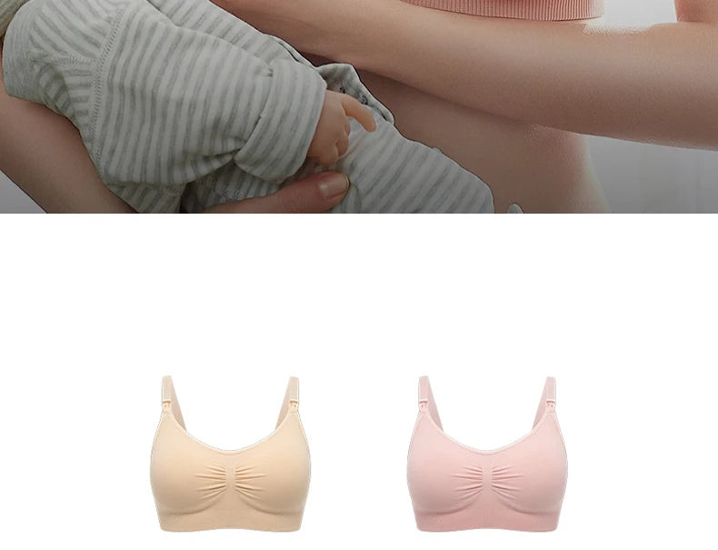 Soutien-Gorge Allaitement Grande Taille Push-Up – Brassière Sans Coutures Forte Poitrine Respirante | Maternité Inclusive