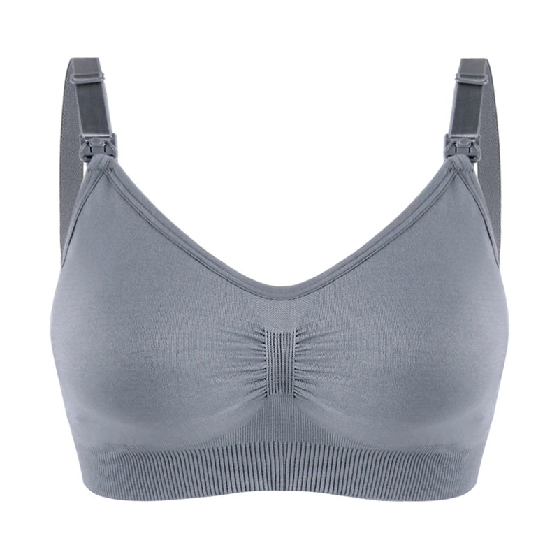 Soutien-Gorge Allaitement Grande Taille Push-Up – Brassière Sans Coutures Forte Poitrine Respirante | Maternité Inclusive
