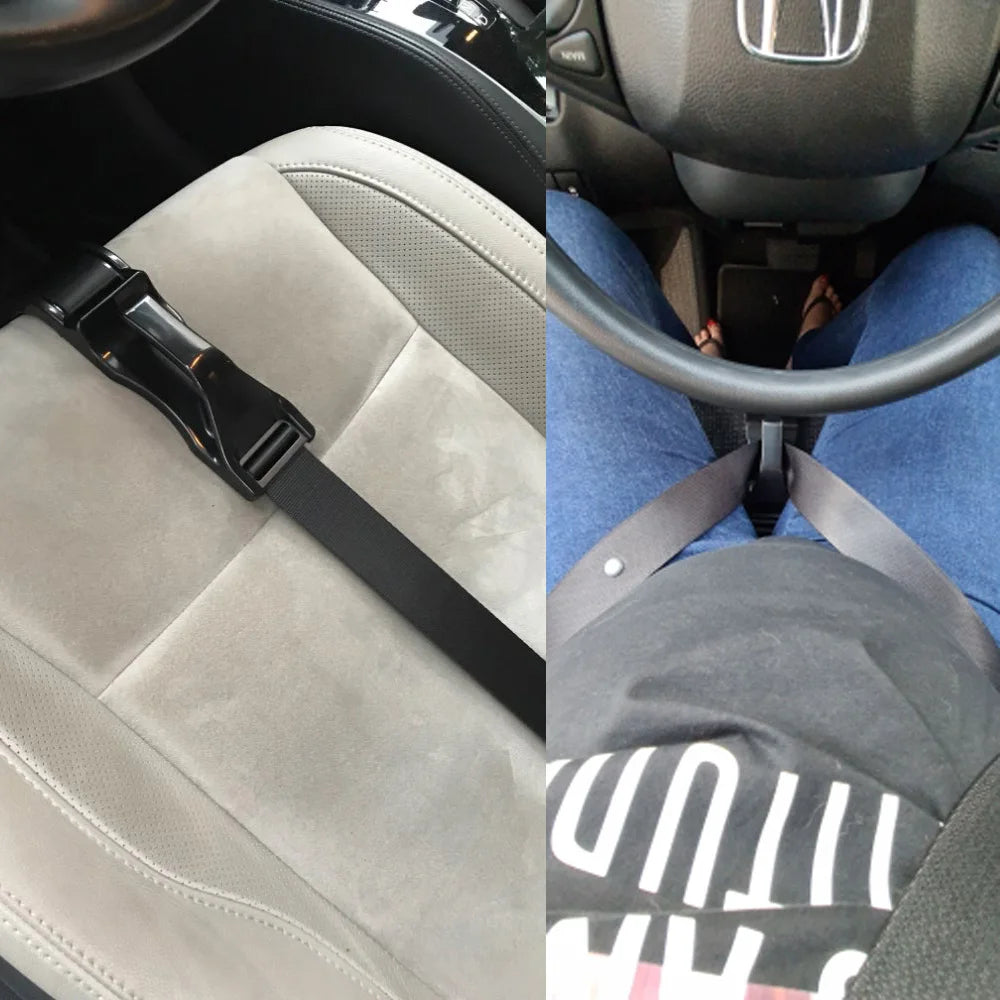 Adaptateur Ceinture Voiture Grossesse 5 Couleurs – Sécurité & Confort Ventre Femme Enceinte | Noir Rose Violet