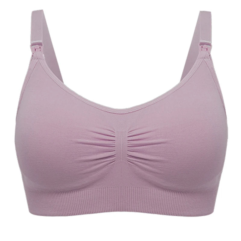 Soutien-Gorge Allaitement Grande Taille Push-Up – Brassière Sans Coutures Forte Poitrine Respirante | Maternité Inclusive