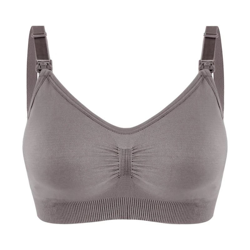 Soutien-Gorge Allaitement Grande Taille Push-Up – Brassière Sans Coutures Forte Poitrine Respirante | Maternité Inclusive