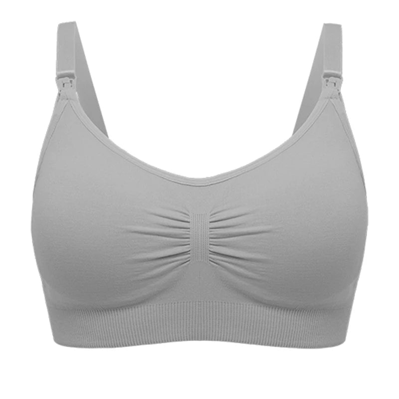 Soutien-Gorge Allaitement Grande Taille Push-Up – Brassière Sans Coutures Forte Poitrine Respirante | Maternité Inclusive