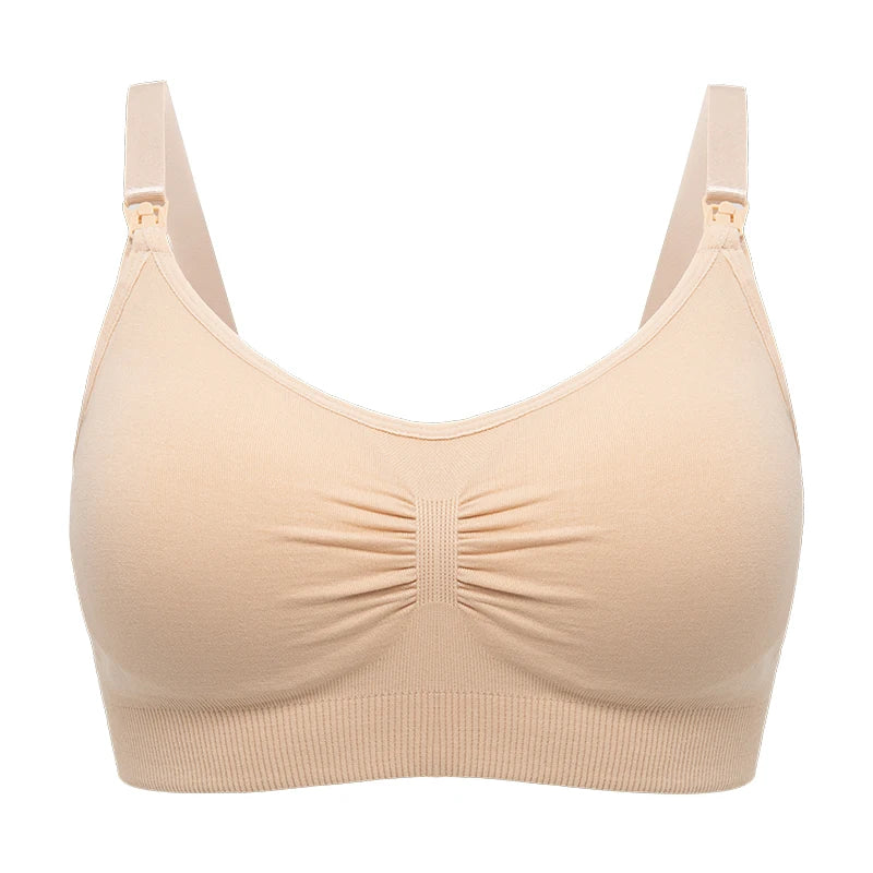 Soutien-Gorge Allaitement Grande Taille Push-Up – Brassière Sans Coutures Forte Poitrine Respirante | Maternité Inclusive