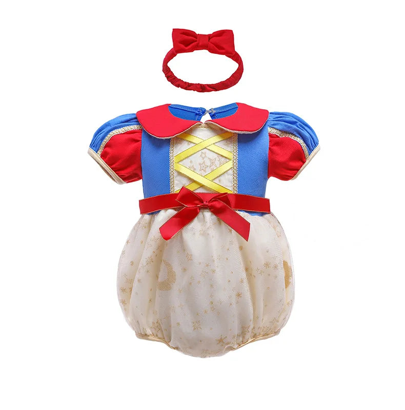 Robe Tutu Princesse Bébé Fille avec Bandeau – Tenue Anniversaire, Baptême & Cérémonie 3-18 Mois