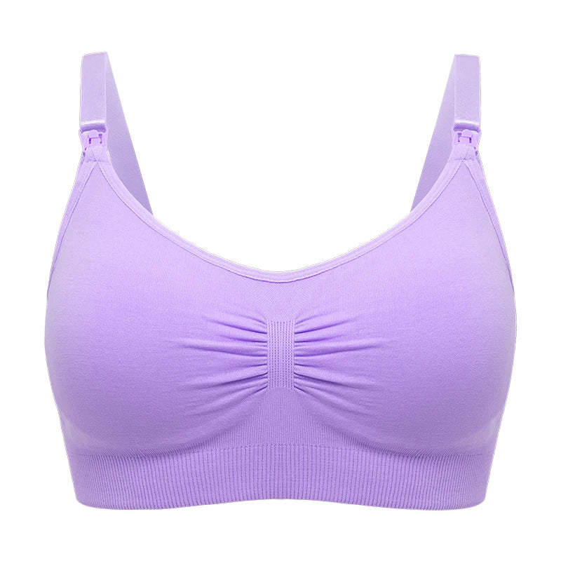 Soutien-Gorge Allaitement Grande Taille Push-Up – Brassière Sans Coutures Forte Poitrine Respirante | Maternité Inclusive
