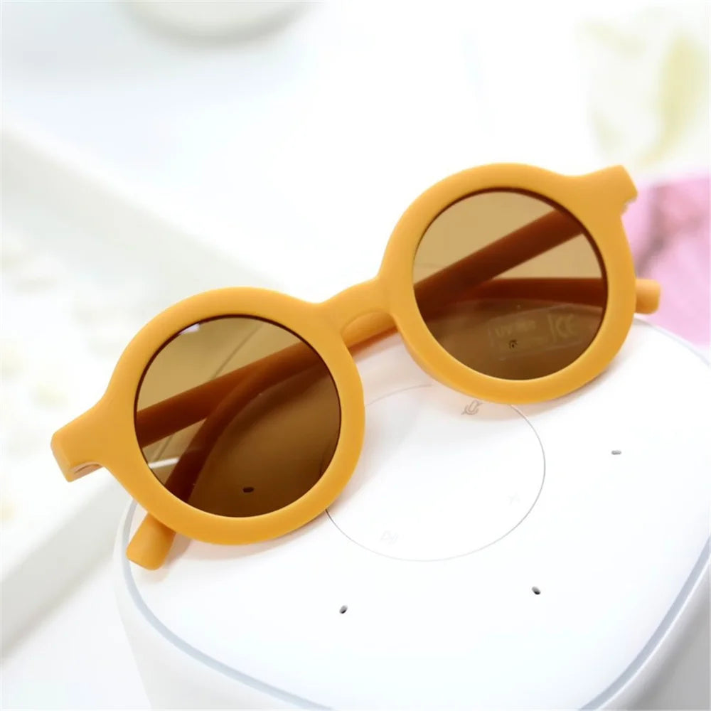 Lunettes de Soleil Bébé Enfant Tournesol – Incassables, Protection UV400, 0-4 Ans Fille Garçon